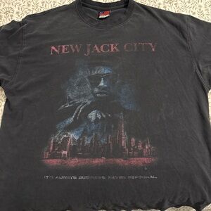 Vintage 90s grail New Jack City movie promo Tee
